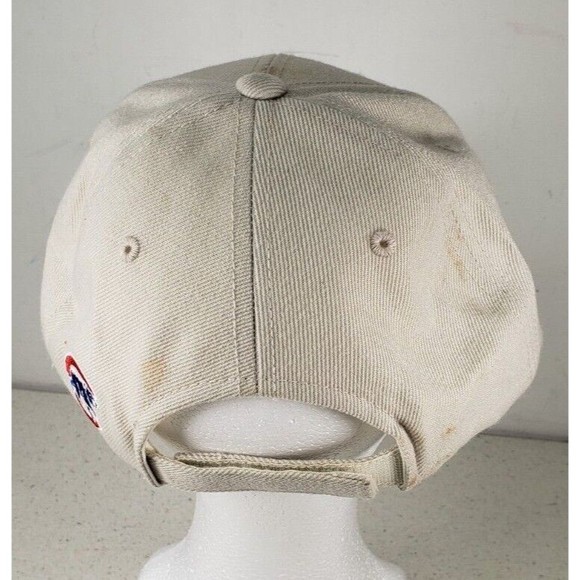 Wrigley Field Built In 1914 Chicago Baseball Cap Hat Tan Beige Adjustable - Picture 5 of 12